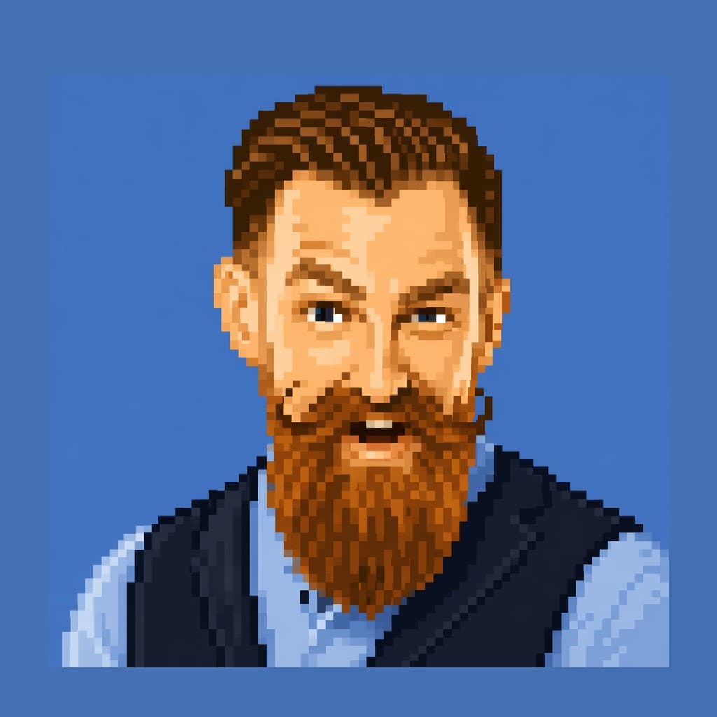 Logan 8-bit headshot